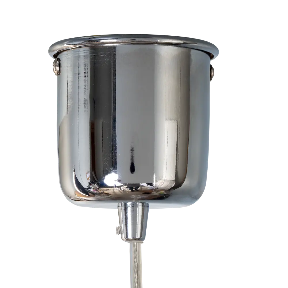 Подвесной светильник Лоск 1xE14x60 Вт, металл/стекло, цвет хром/белый MW-Light STLM-2089015 - Вид №4