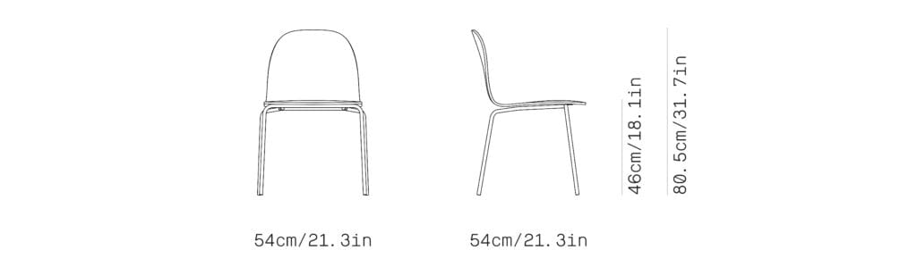 Деревянный штабелируемый стул Omelette Editions Земля ARCH-00122143 - Вид №1