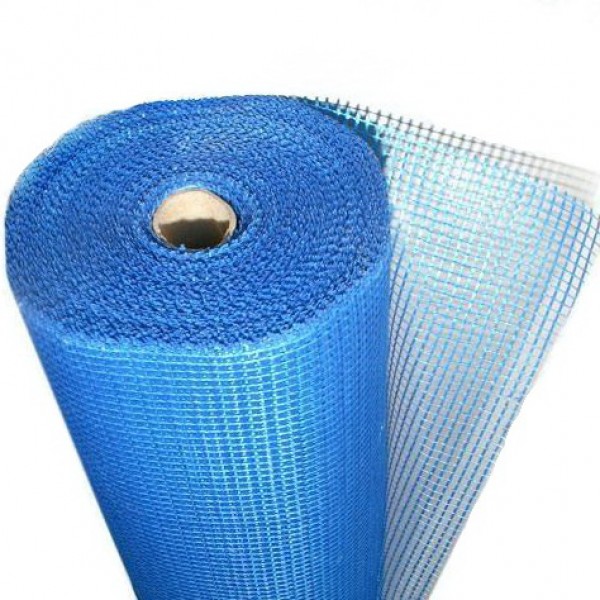 Сетка штукатурная фасадная X-Glass Pro 5х5мм синий 160гр/м2 5549 - Вид №1