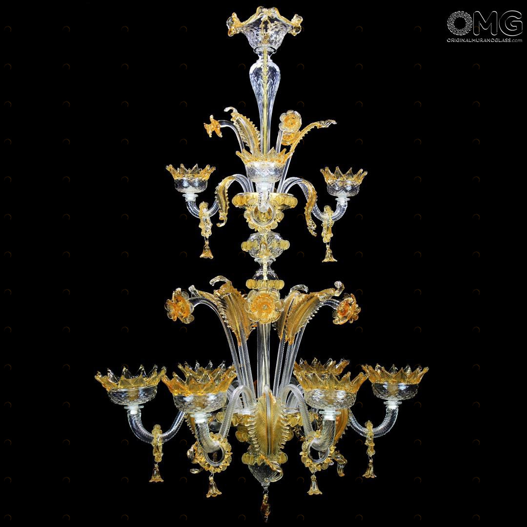 1089 ORIGINALMURANOGLASS Люстра Далия - Классик - муранское стекло OMG  см CLASSICO