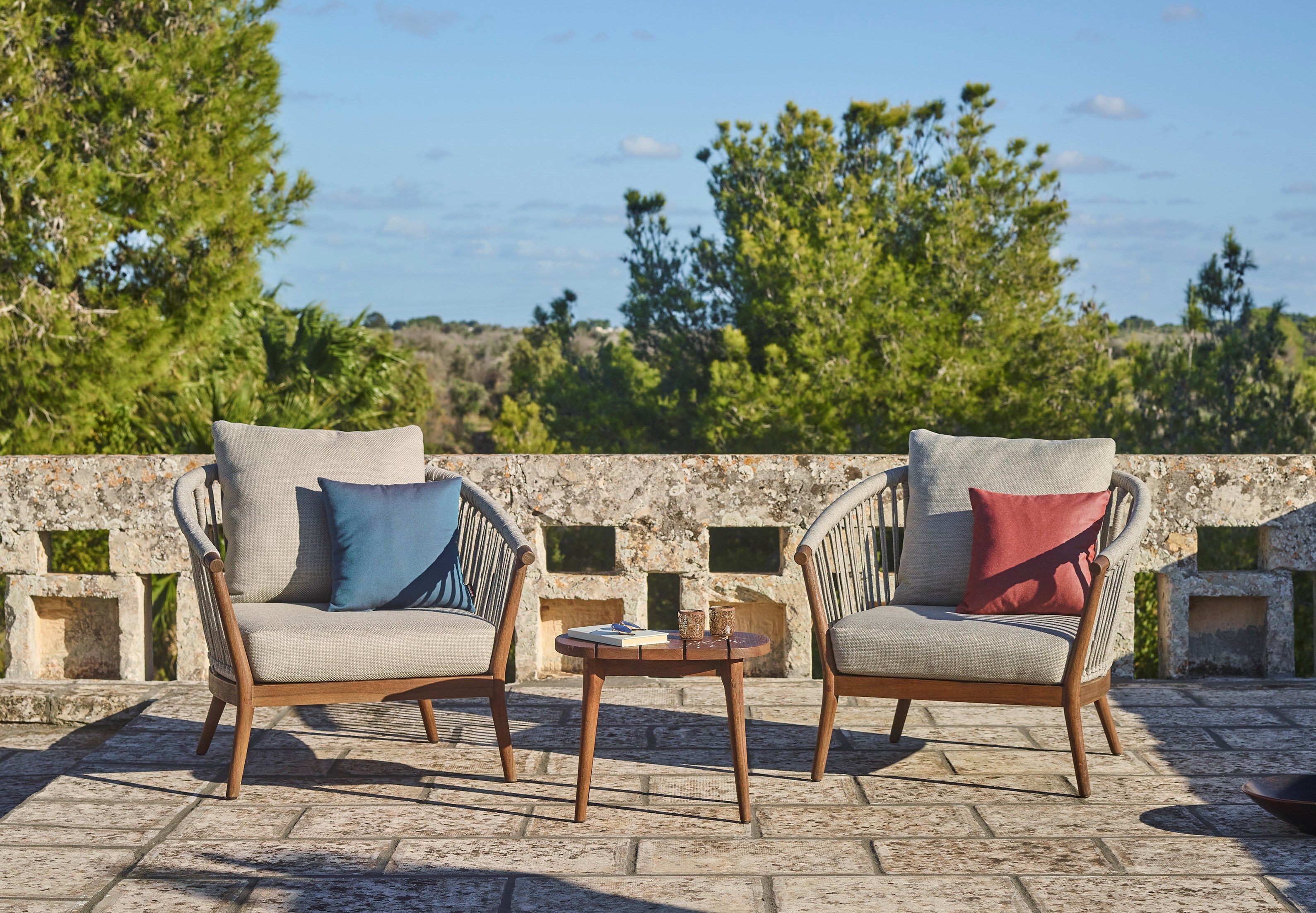 Низкий стол из тикового дерева Jardinico дерево ARCH-00036107 - Вид №5