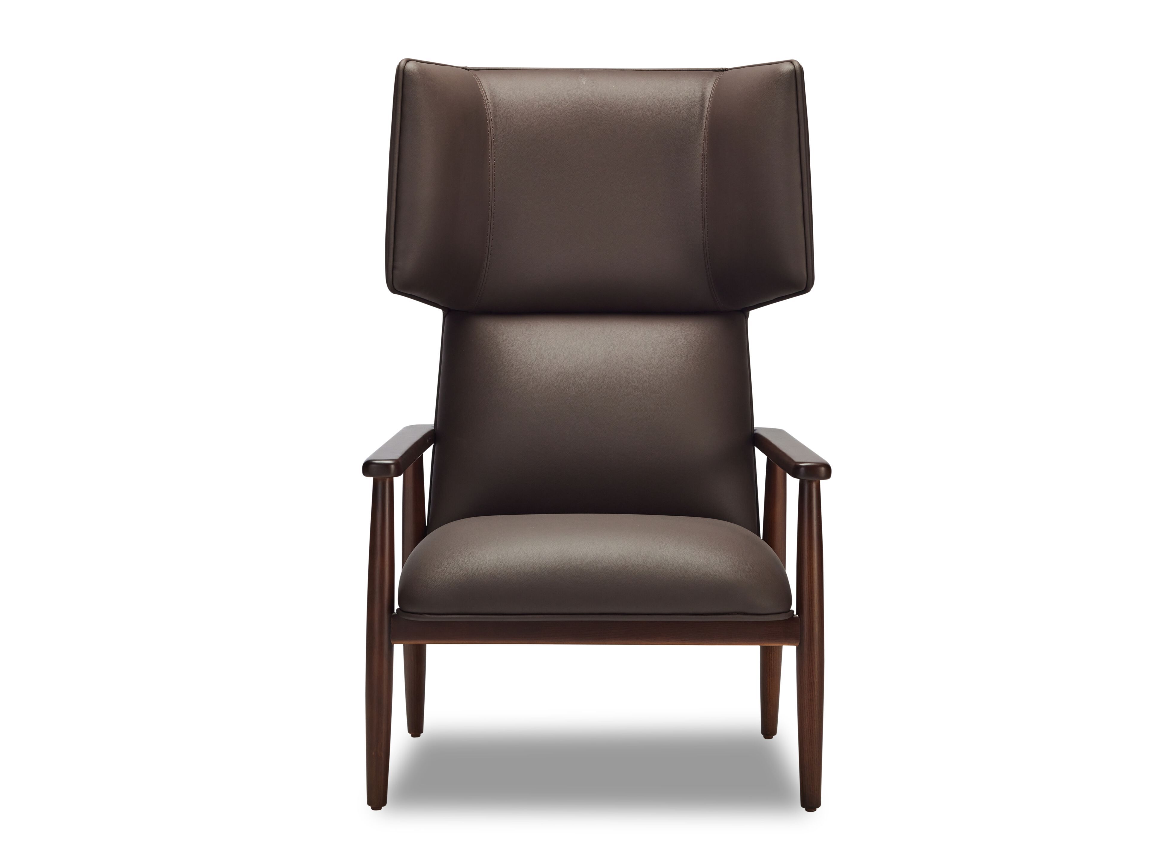 Кожаное кресло с высокой спинкой Papell Design Squarez ARCH-00097389