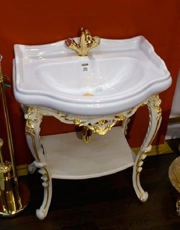 ML.BLL-25.073.Bi Подвесная раковина настенная круглая Migliore  белая  - Вид №4