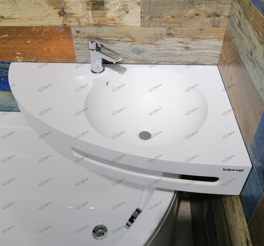 00922 Подвесная раковина настенная овальная Kolpa-San  белая 