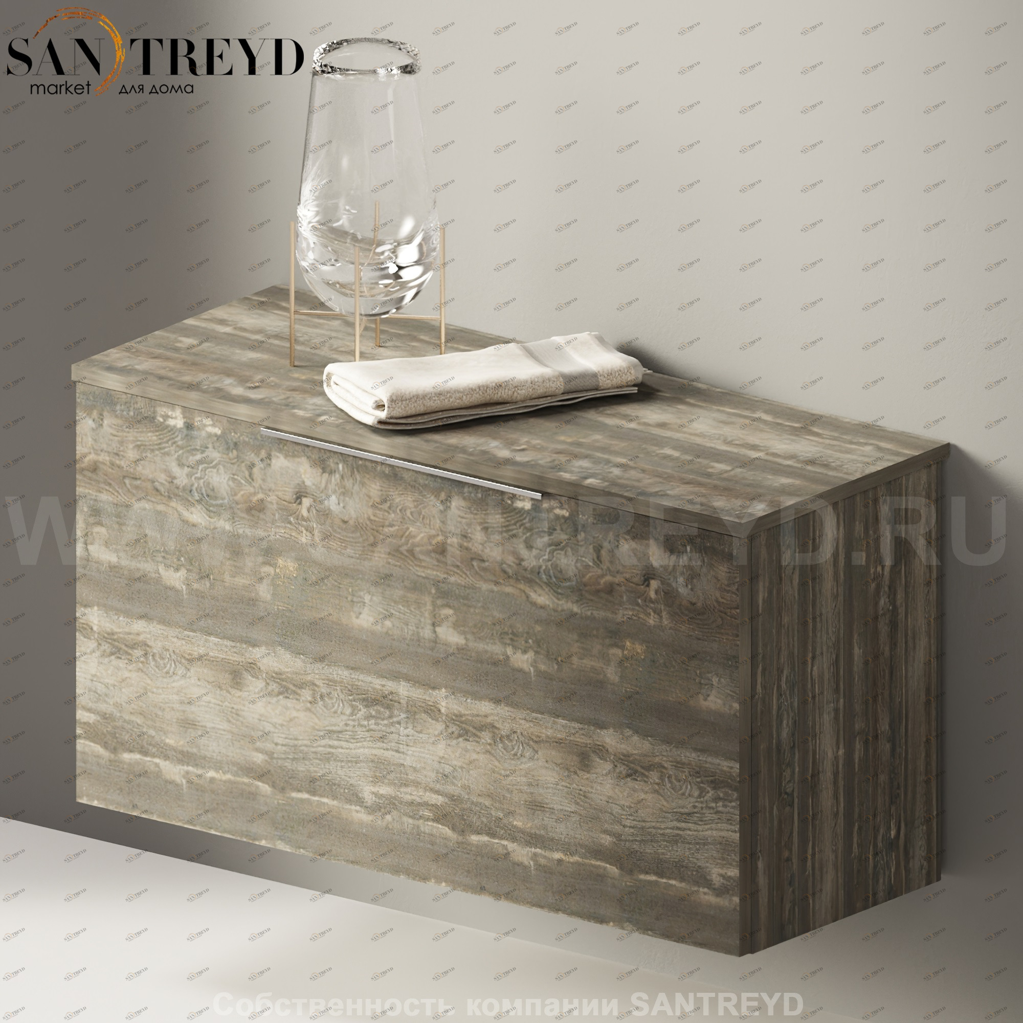 Flaminia BOX Настенная тумба 95 см с 1 ящиком BX430.WE Ceramica Flaminia BX430WE