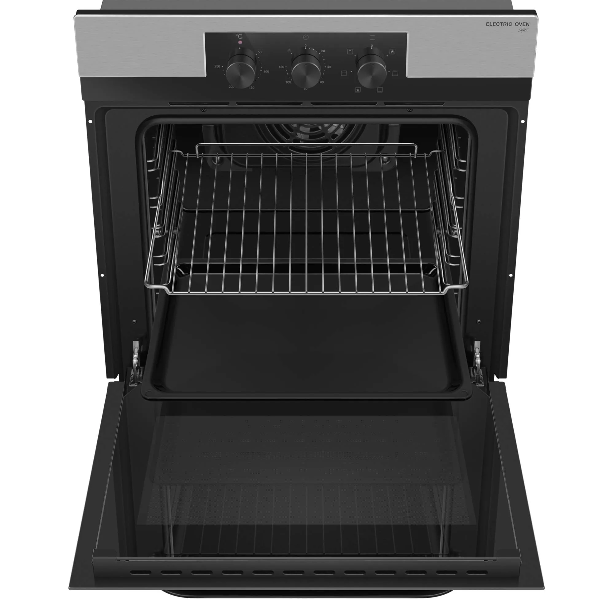 9168817 Электрический духовой шкаф Meferi MEO606IX LIGHT серебристый STDN-0075140 - Вид №3