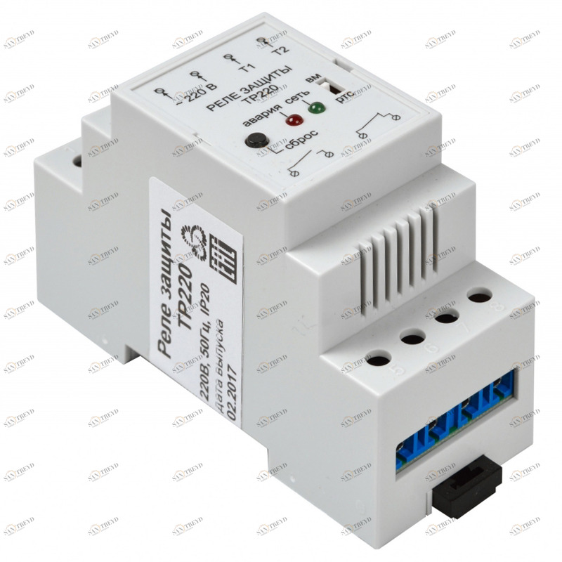 Реле защиты двигателя ТР220 на DIN-рейку Santreyd sun-id-682873