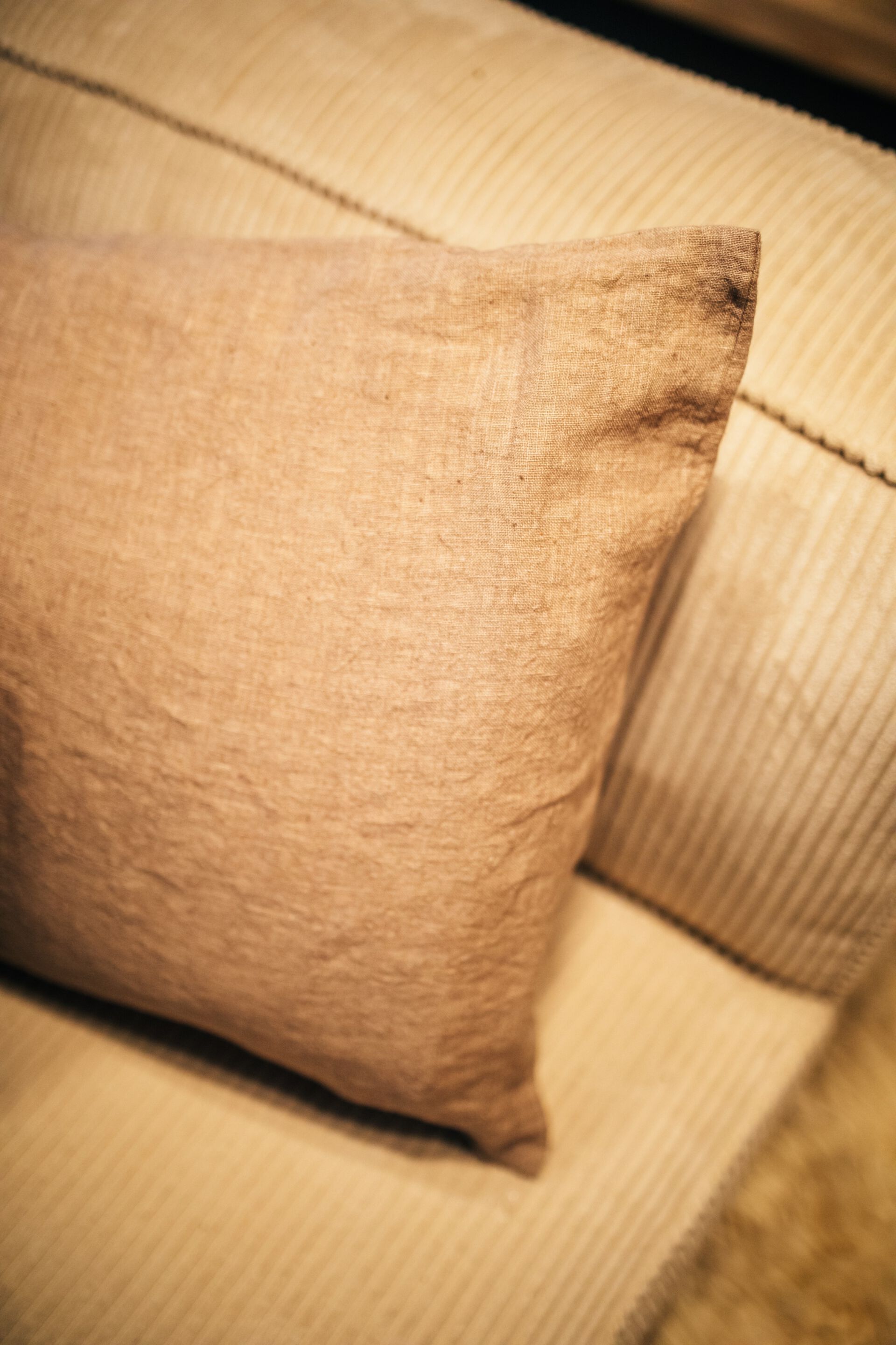 Прямоугольная однотонная льняная подушка POMAX BASICS ARCH-00153227 - Вид №33