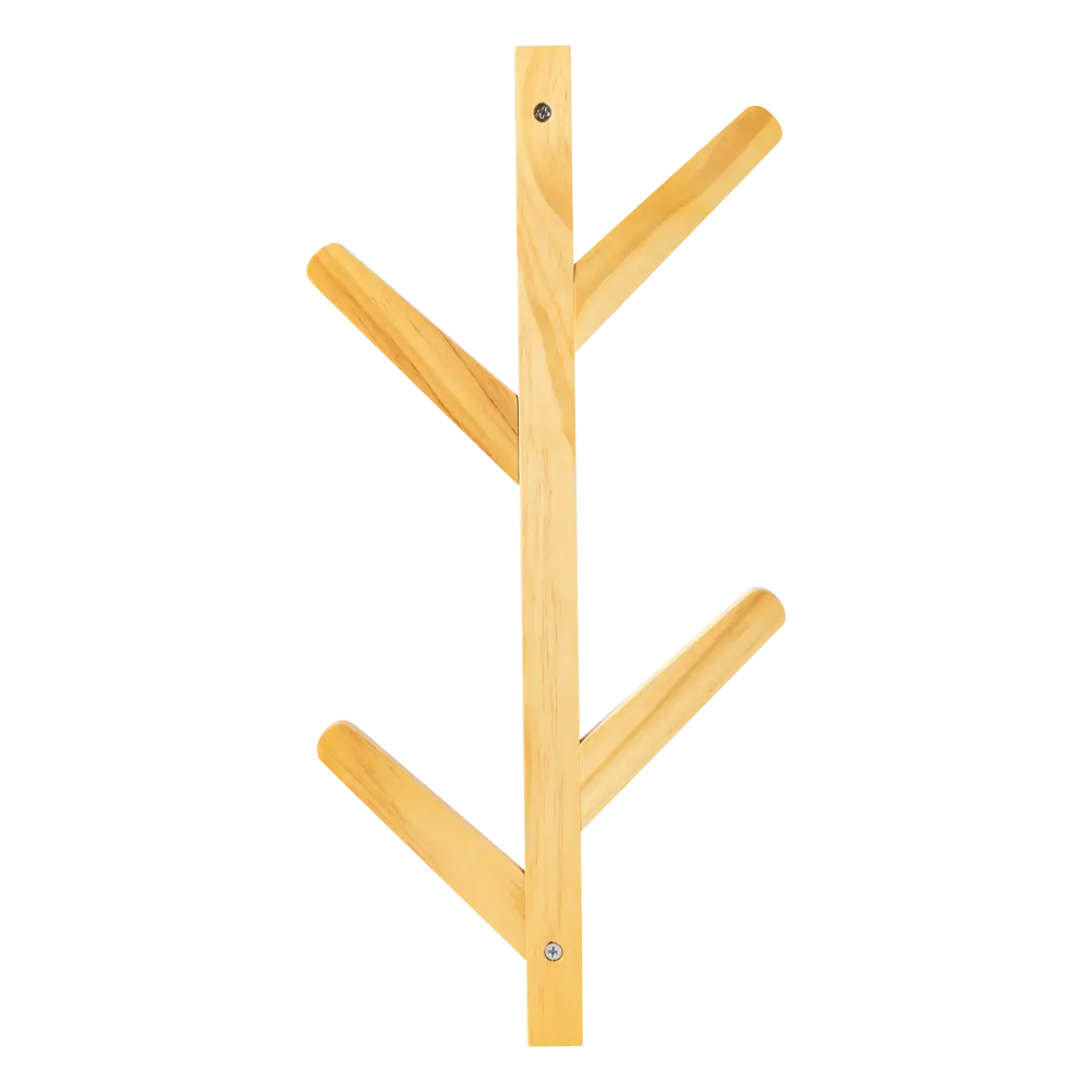 Wooden tree wall hook pine natural KONSENSA STLM-2072638 - Вид №2