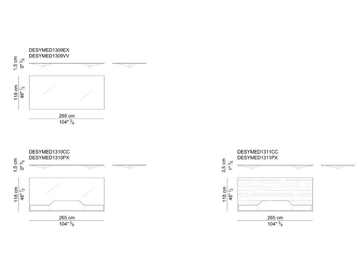 Деревянный угловой рабочий стол с ящиками i 4 Mariani De_Symetria ARCH-00044164 - Вид №13