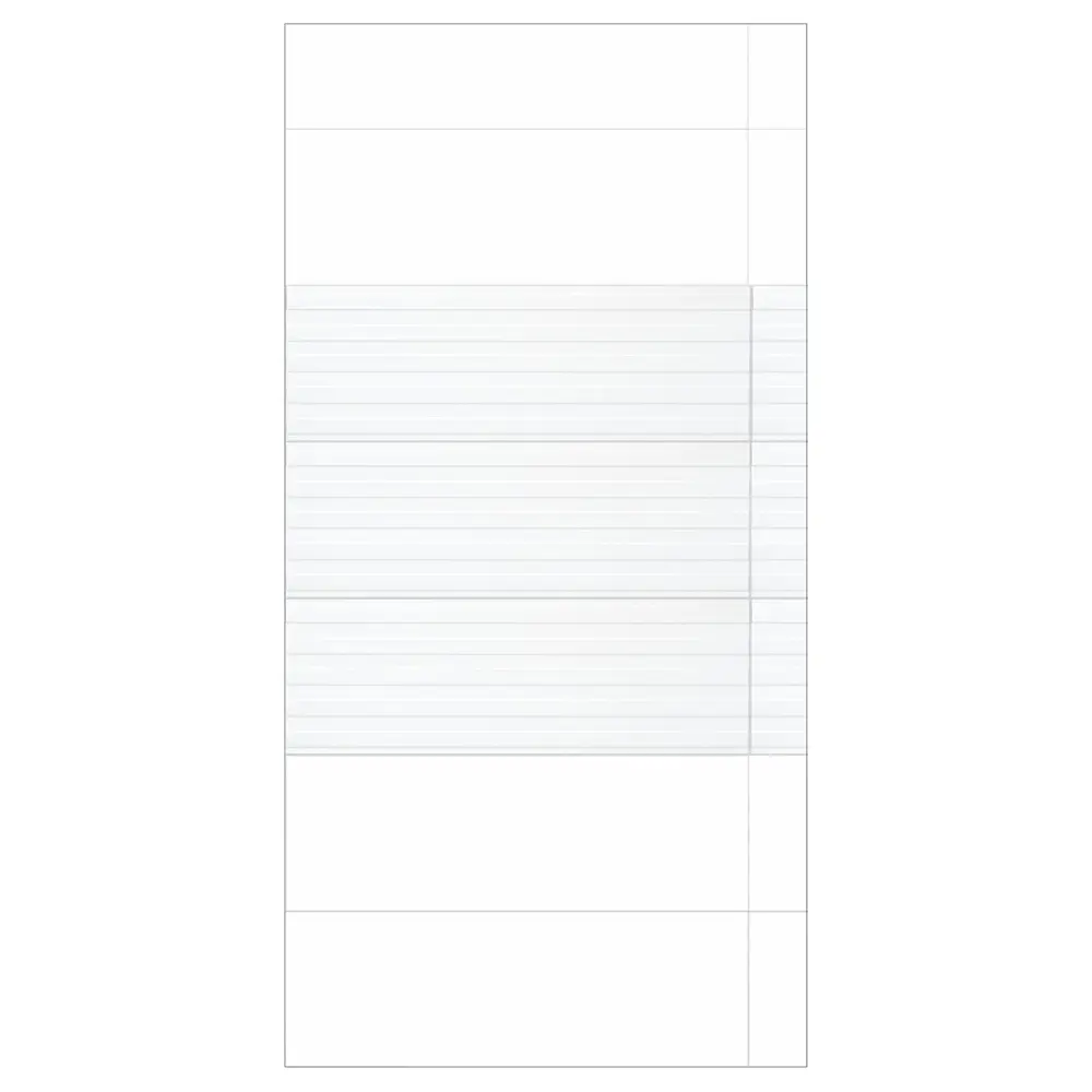 Плитка настенная Керамин Сага 7 90x30 см 1.35 м² цвет белый STLM-2075635 - Вид №5