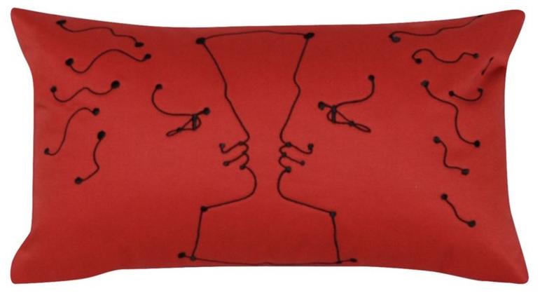 Roche Bobois Прямоугольная подушка со съемным чехлом из ткани Jean cocteau sun-id-1436094 - Вид №3