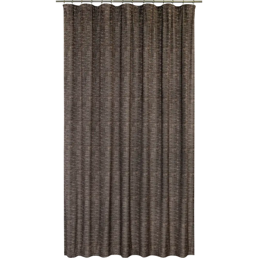 Штора на ленте «Тайга» 200x280 см цвет коричневый GARDEN STLM-2029375