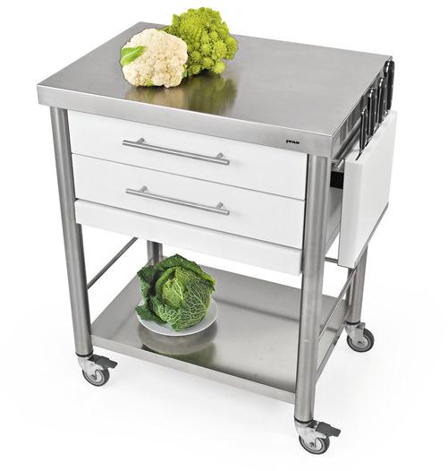 JOKODOMUS Отдельностоящий кухонный модуль из нержавеющей стали и кориана Auxilium sun-id-1395234 - Вид №3