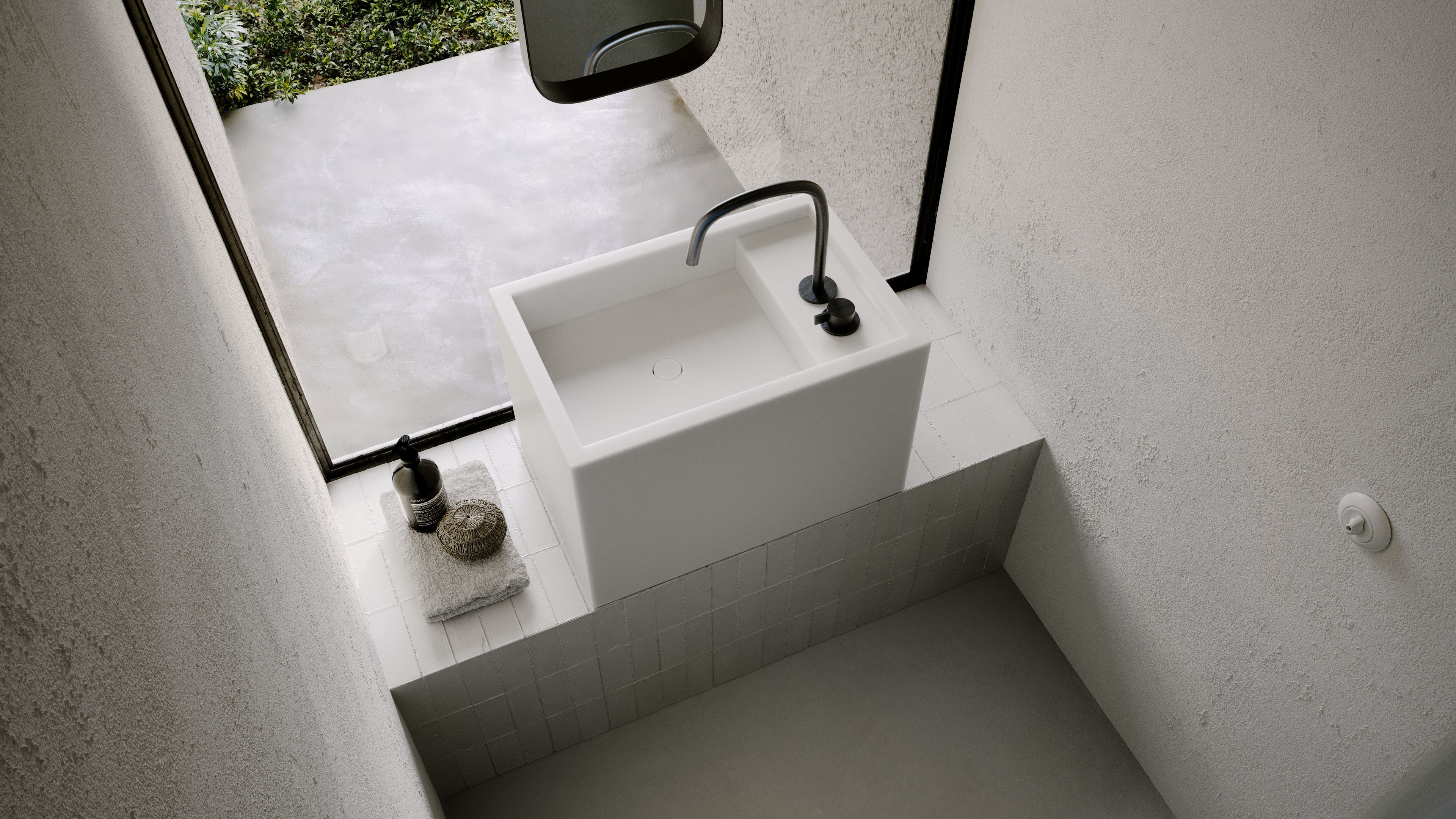 Одиночный подвесной умывальник из натурального камня COCOON Piet Boon ARCH-00052049 - Вид №38