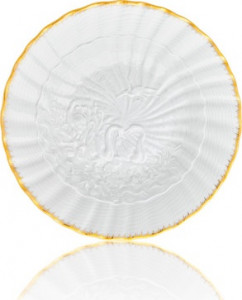 10645641 Meissen Набор тарелок суповых 25см "Лебединый сервиз" (золотой кант), 6 шт Фарфор