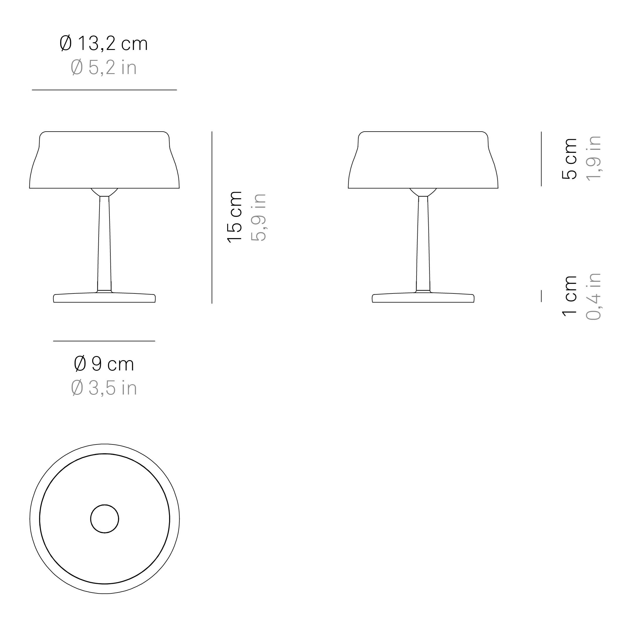 Аккумуляторная настольная лампа Zafferano Sister Light Wi-Fi ARCH-00078882 - Вид №5