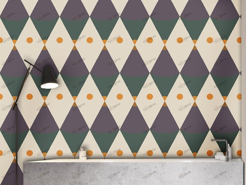 Creativespace Моющиеся геометрические обои Wallpaper 2019 sun-id-1363004