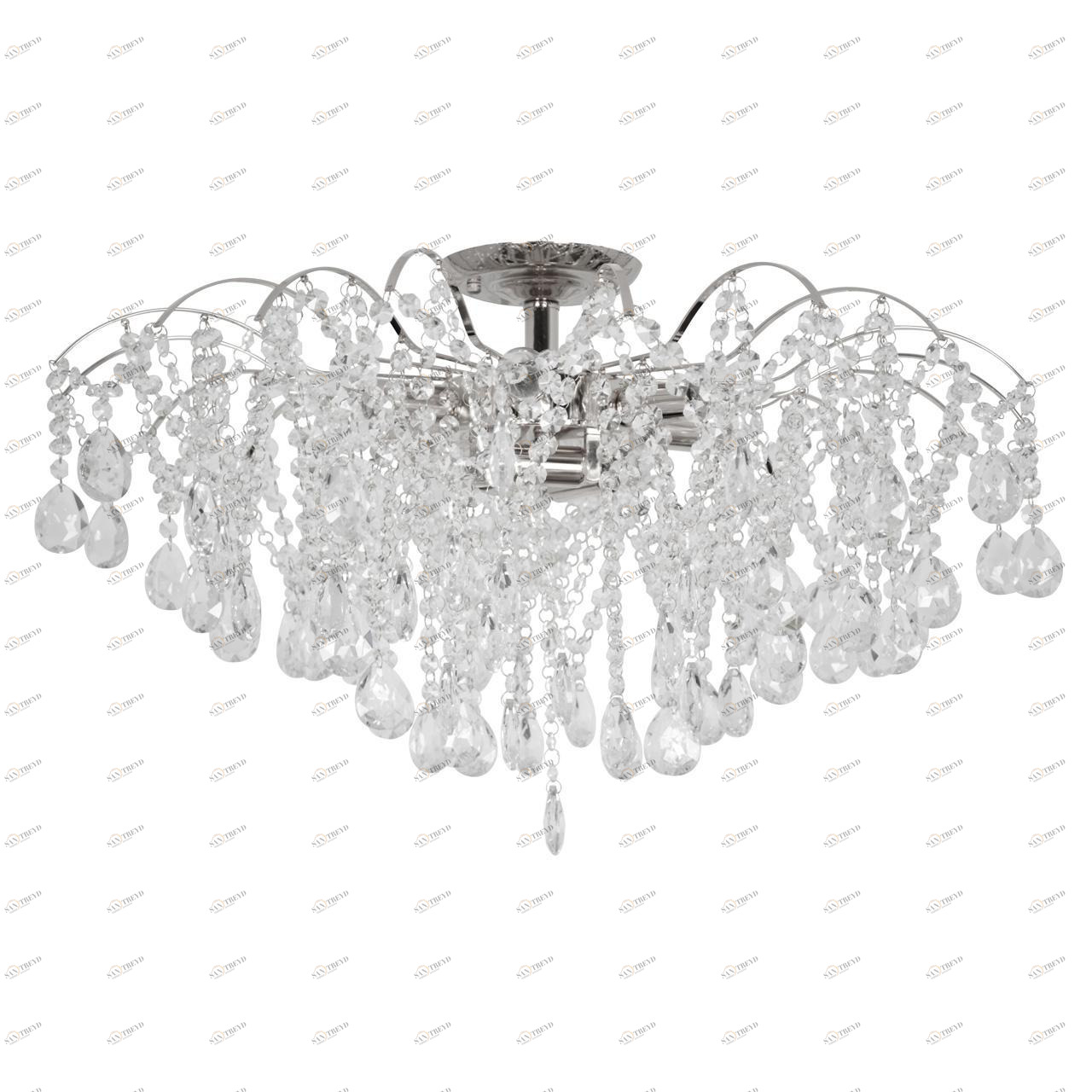 Потолочная люстра MW-Light Бриз 464018609 MW-LIGHT ДИЗАЙНЕРСКИЕ, БРИЗ 220042 Хром 