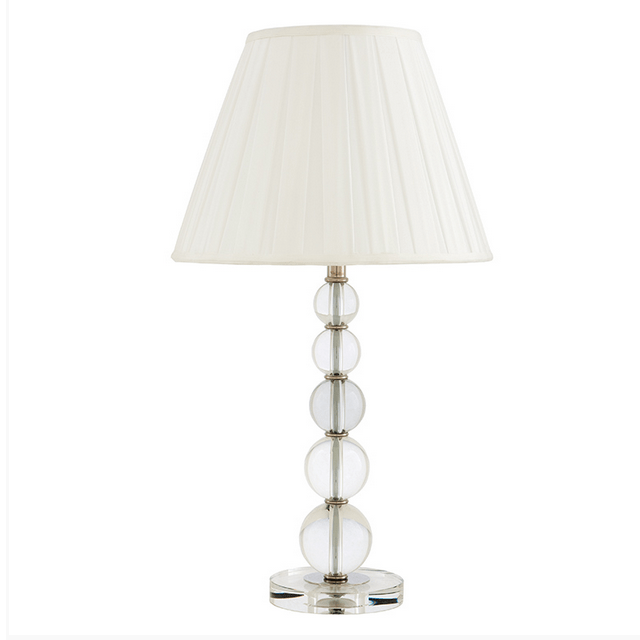 Настольная лампа Aubaine от Eichholtz 107340 EICHHOLTZ ИНТЕРЬЕРНЫЕ 061921 Белый;прозрачный  - Вид №1