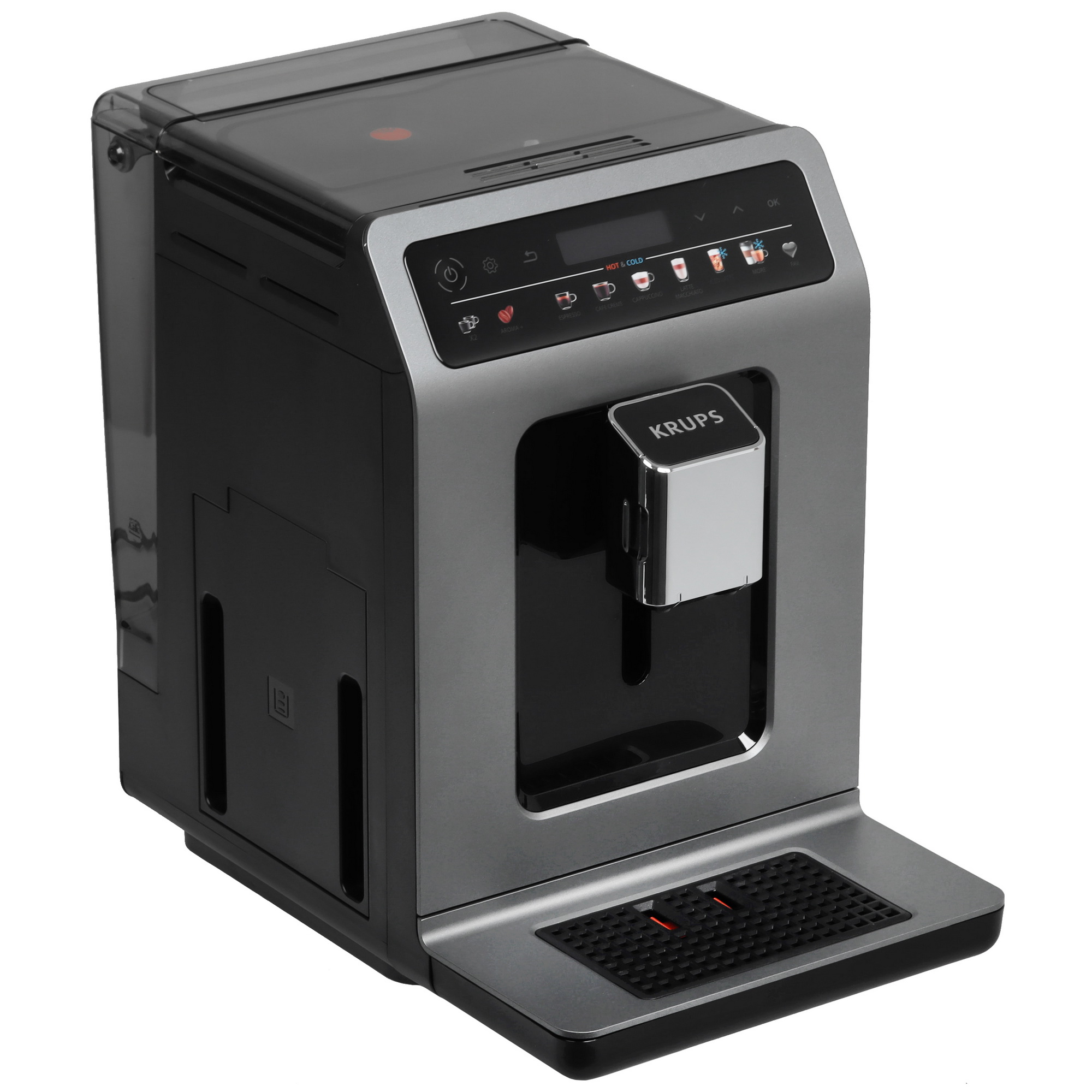5636041 Кофемашина автоматическая Krups Evidence Hot & Cold EA898GF0 серый STDN-0099290 - Вид №7