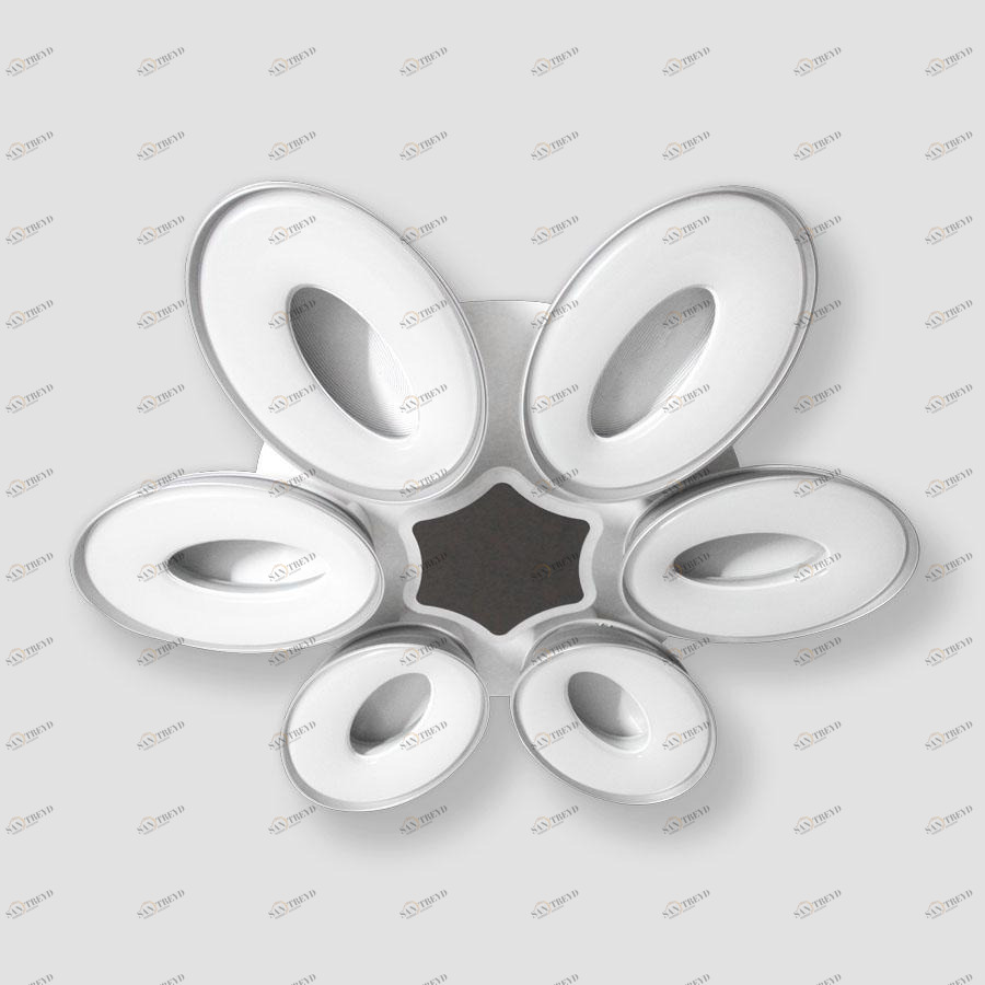 Потолочная светодиодная люстра Ambrella light Orbital Granule FG1022/6+1 WH 144W+80W D1000 AMBRELLA LIGHT ДИЗАЙНЕРСКИЕ, ORBITAL GRANULE 220098 Белый 