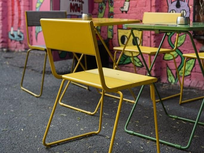 VESTRE Стул для улицы из лакированной стали April go sun-id-1506026 - Вид №3