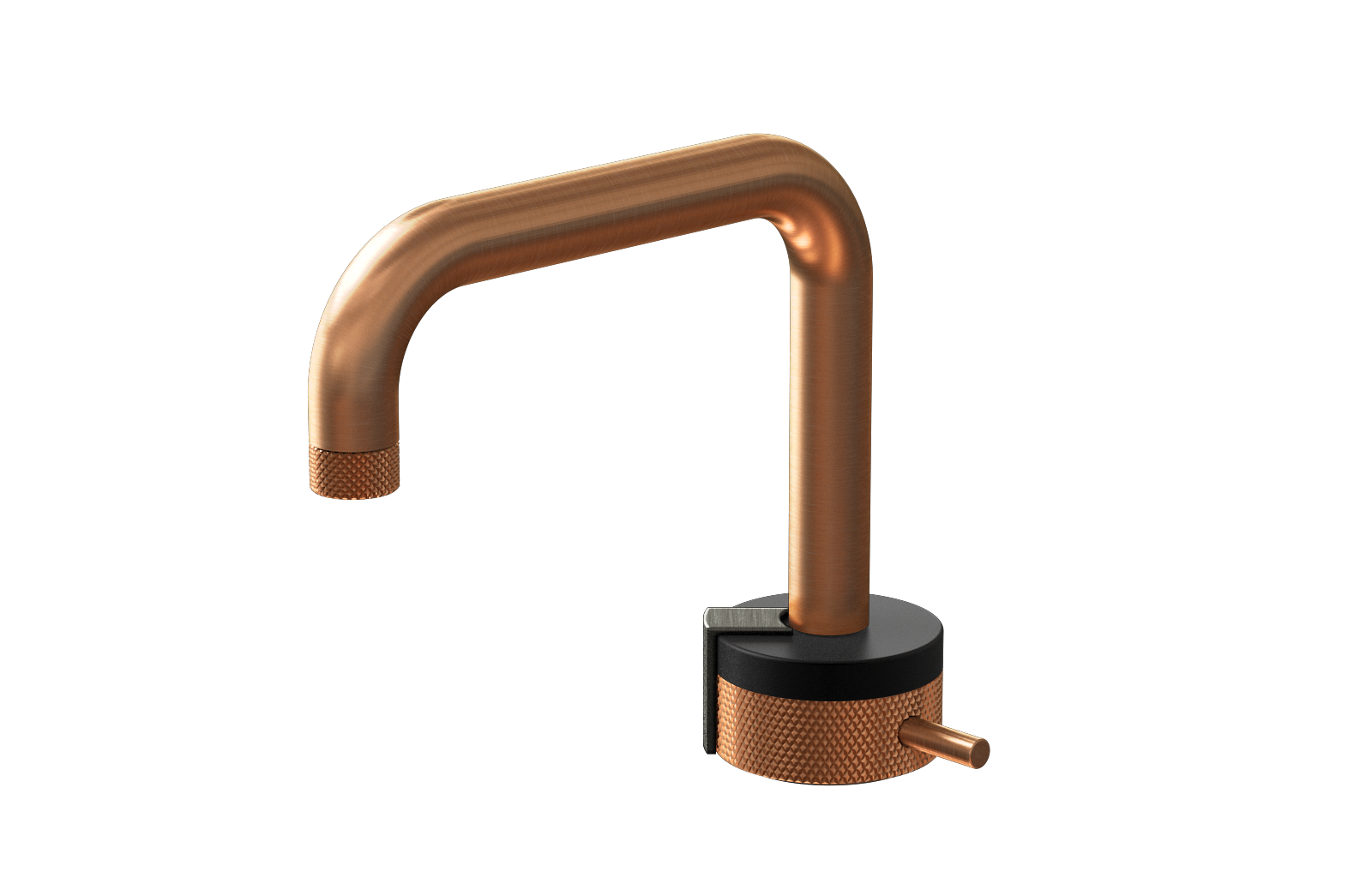 E-11500-R1MBK-L2BOX-BRG Однорычажный прогрессивный смеситель для раковины - излив 15,3см GRAFF MOD+