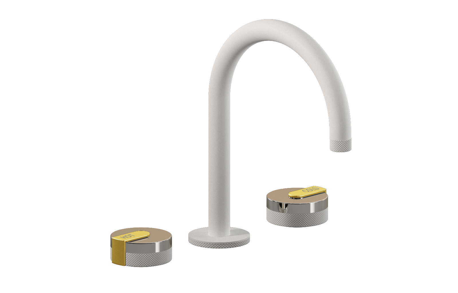 E-11512-R1PN-L1BB-WT Смеситель для умывальника на 3 отвертия GRAFF MOD+