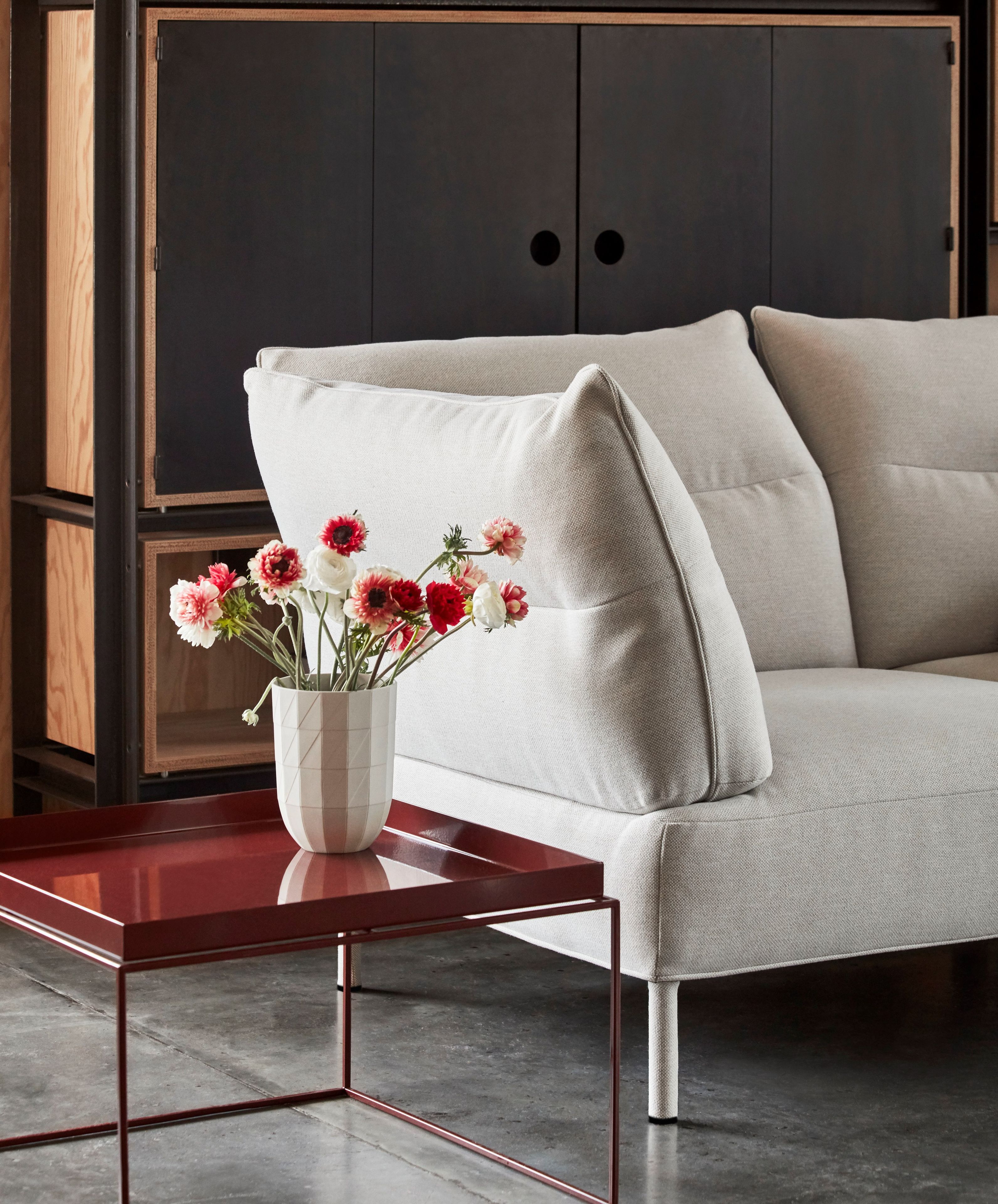 Квадратный стальной журнальный столик с подносом Hay Tray Table ARCH-00134098 - Вид №25