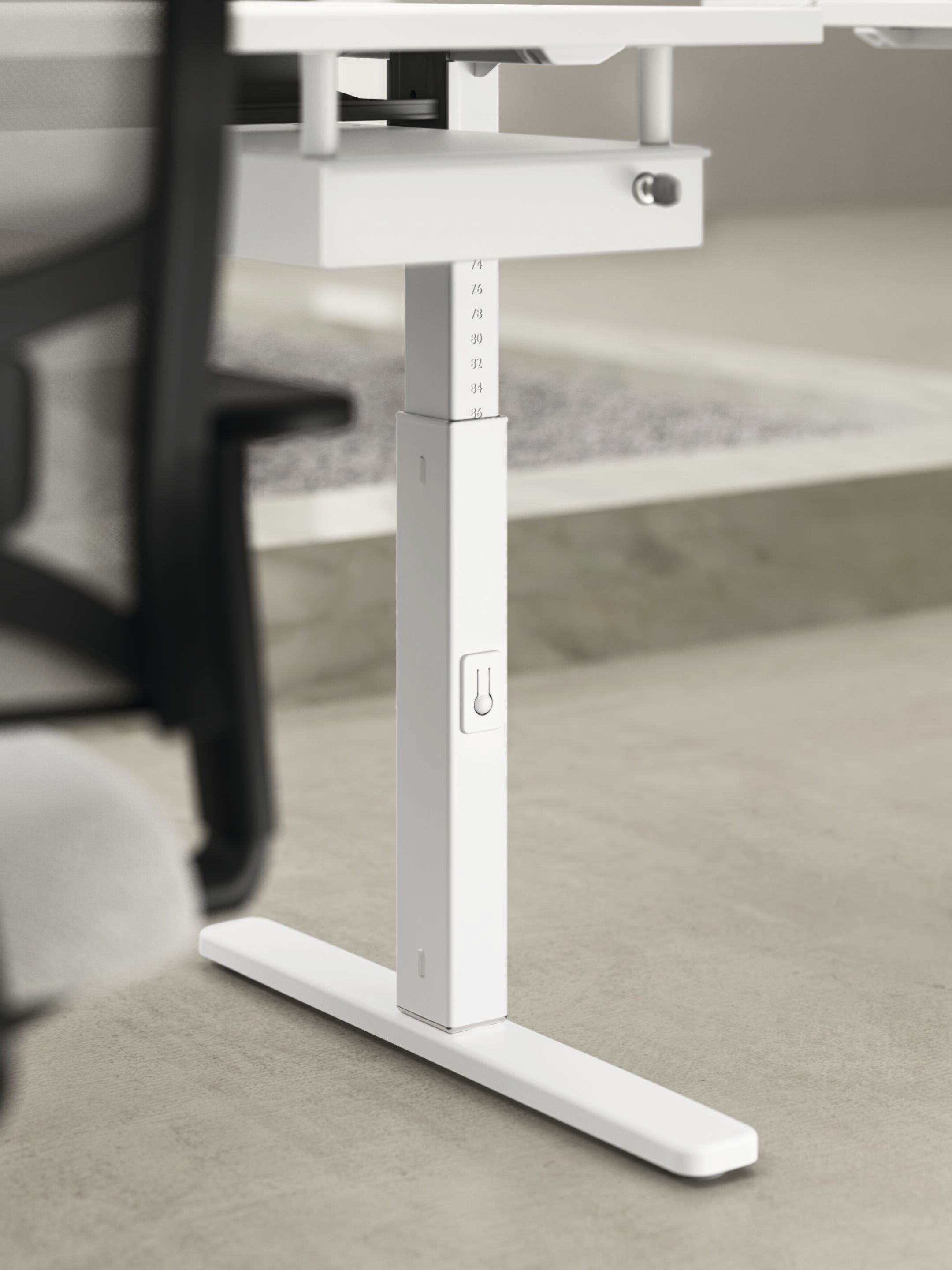 Овальный стол для совещаний из меламина и металла DVO Nobu ARCH-00133021 - Вид №1