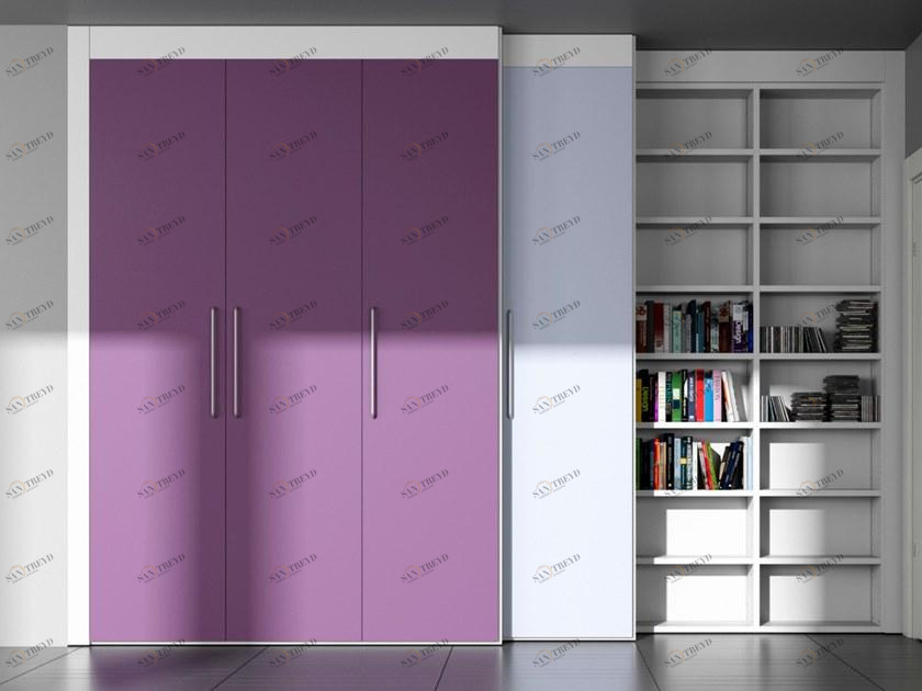 De Rosso Шкаф-купе с распашными дверцами из нпл Alfabeto sun-id-1363044