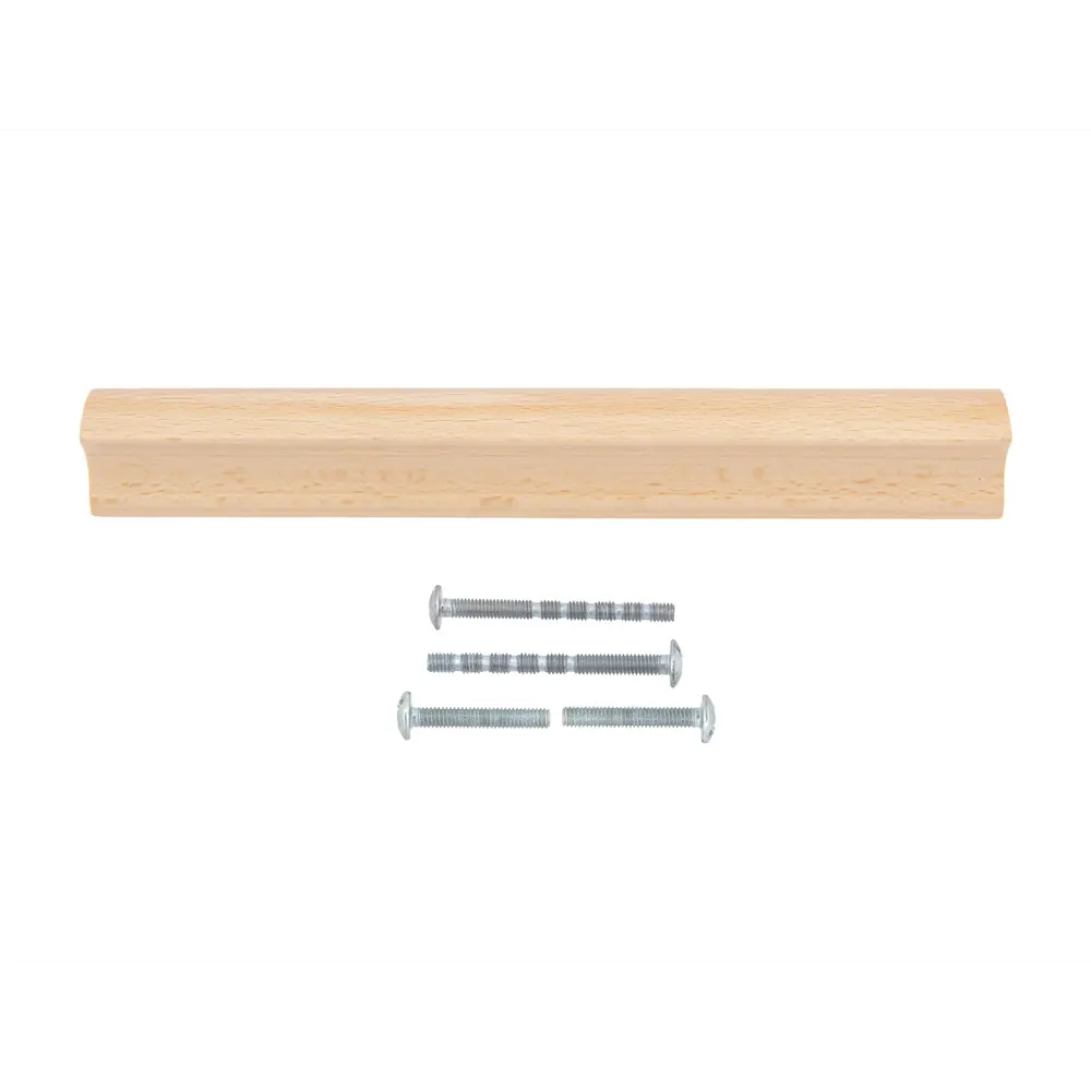 86900173 Ручка-скоба мебельная Geoco дерево 160 мм цвет коричневый STLM-1007520 PALLADIUM  - Вид №1