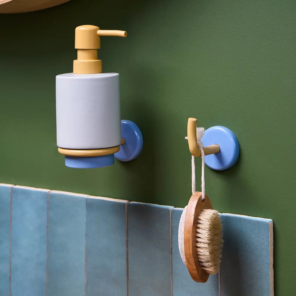 Дозатор подвесной для жидкого мыла Moroshka Antrim керамика цвет белый STLM-2026977 - Вид №8