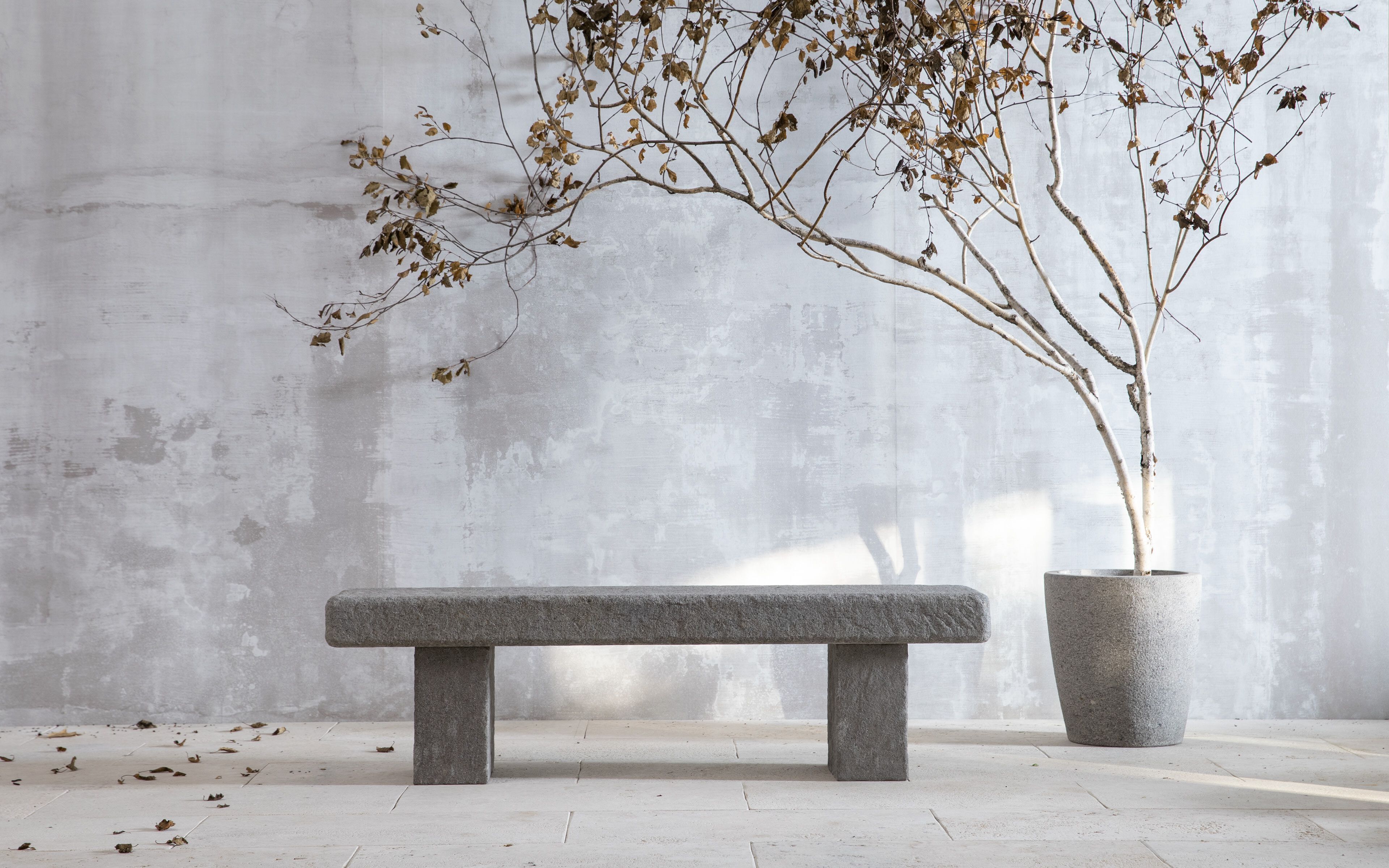 Садовая скамейка из пеперино VELTHA® Vicum ARCH-00051395 - Вид №2