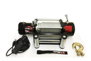 16449843 Автомобильная лебедка SRX 13500 lbs 12В, стальной трос 4R-W133A-12 4REVO