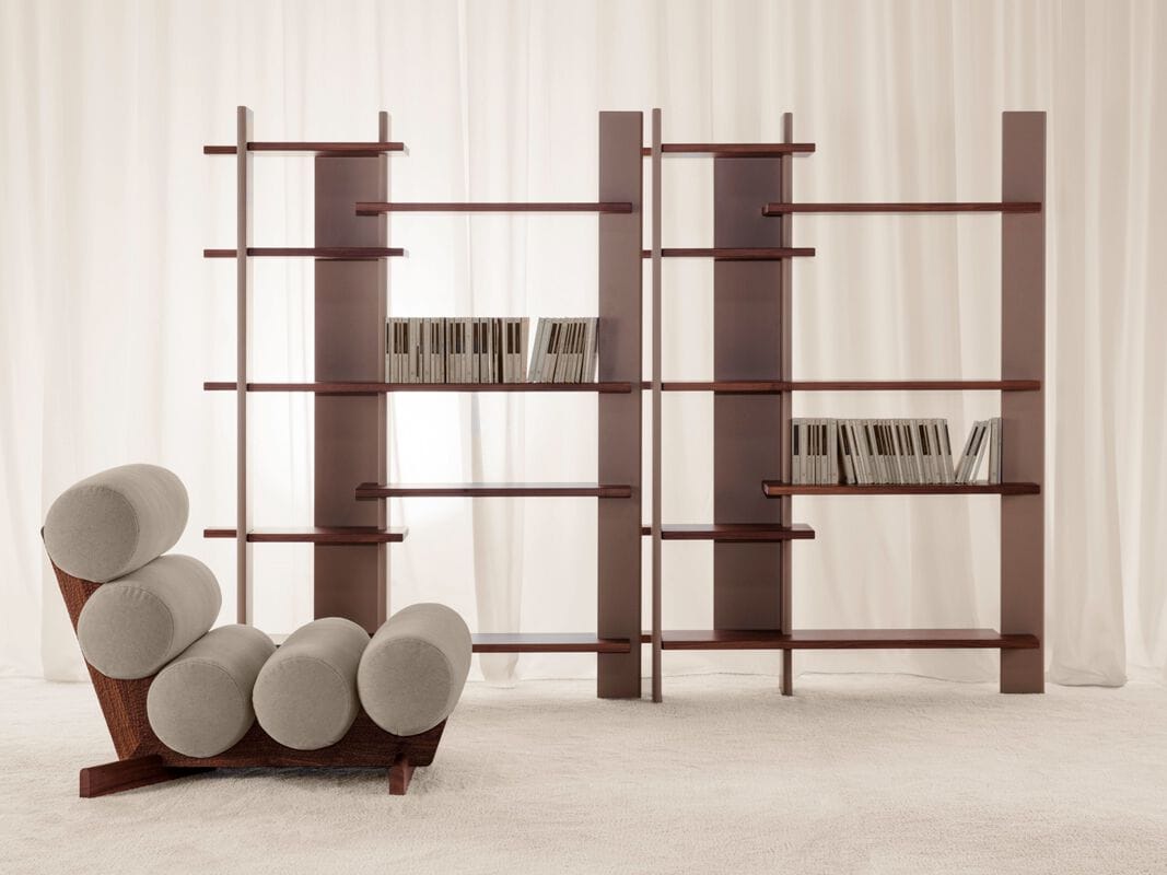 Настенный книжный шкаф из МДФ Vibieffe Quite luxury ARCH-00067160 - Вид №1