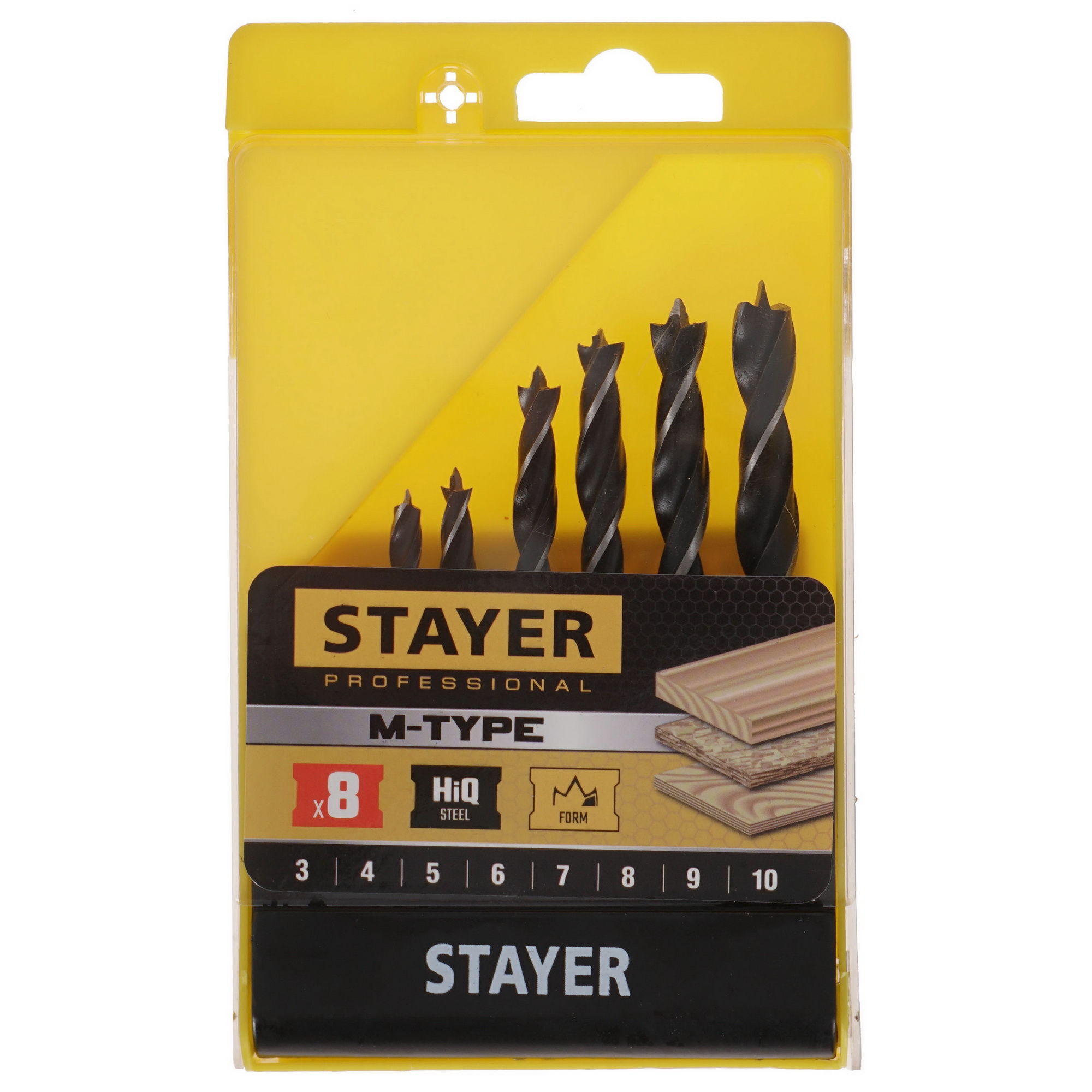Набор сверл STAYER M-type PROFESSIONAL 2942-H8 9975843 STDN-0110913