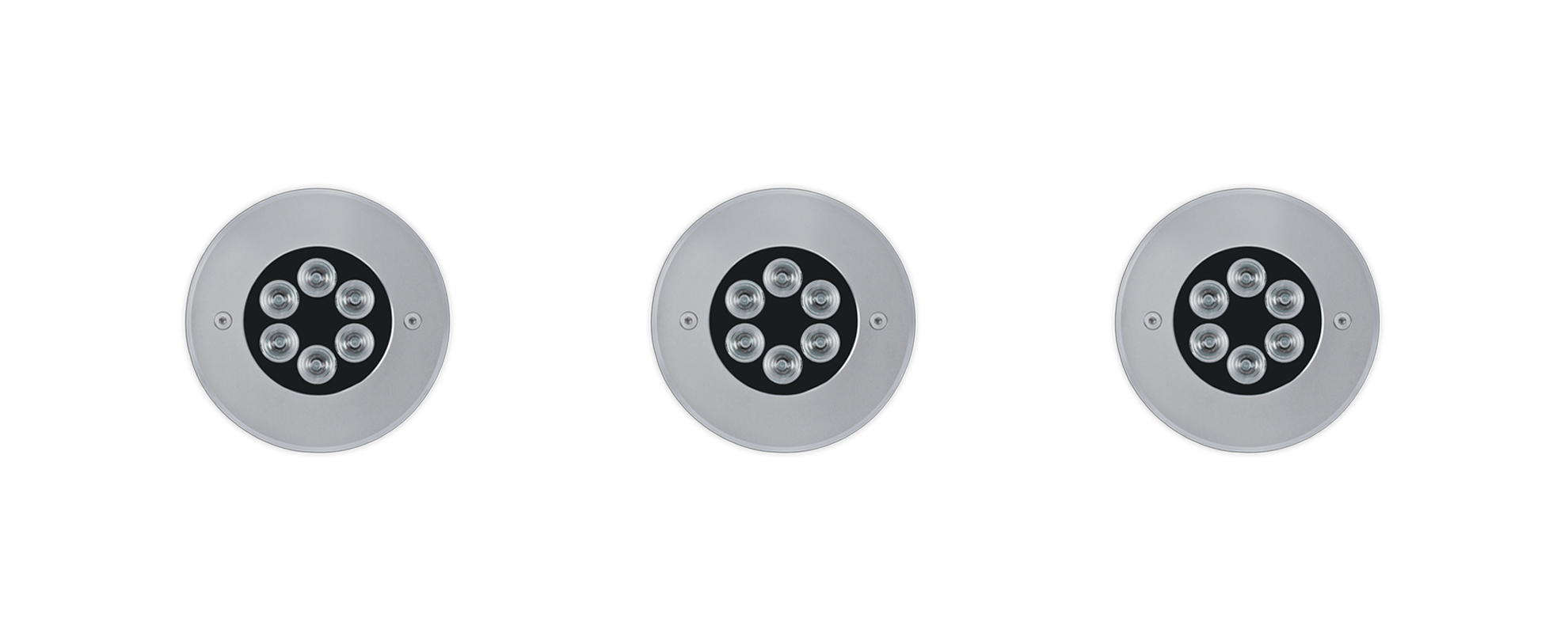 8403463 Встраиваемый в пешеходный пол Platek MINI Anello Inox  MINI C/W Stainless Steel Ring - 6 LED 4000K 28°  - Вид №1
