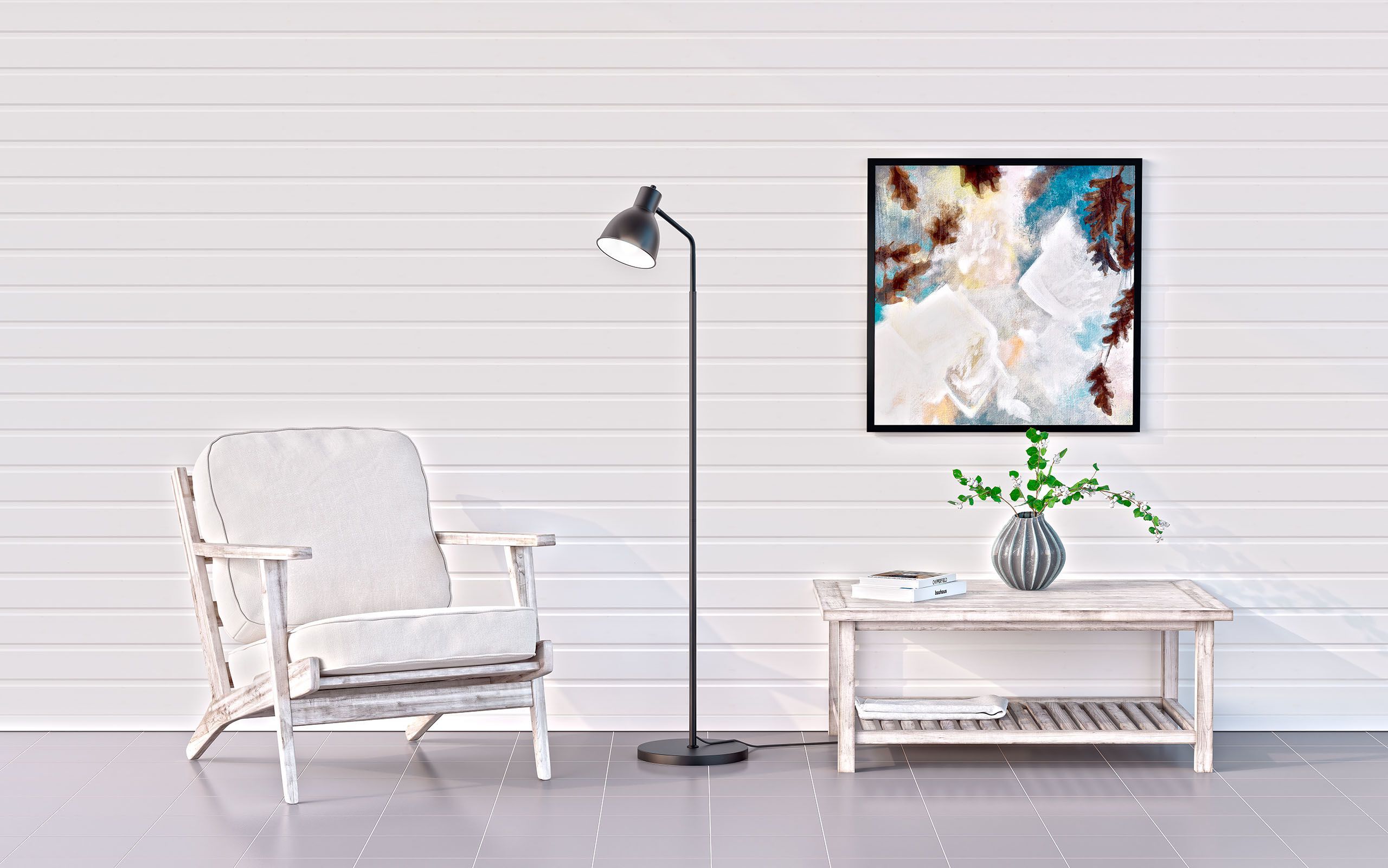 Регулируемая металлическая напольная лампа Valaisin Grönlund Blink ARCH-00101151 - Вид №5