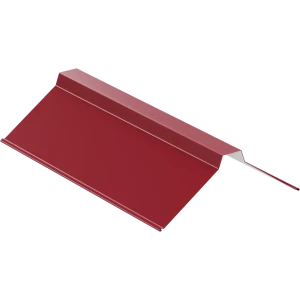 Планка конька плоского 30x115x2000 мм 0.4 мм RAL 3005 вишневый