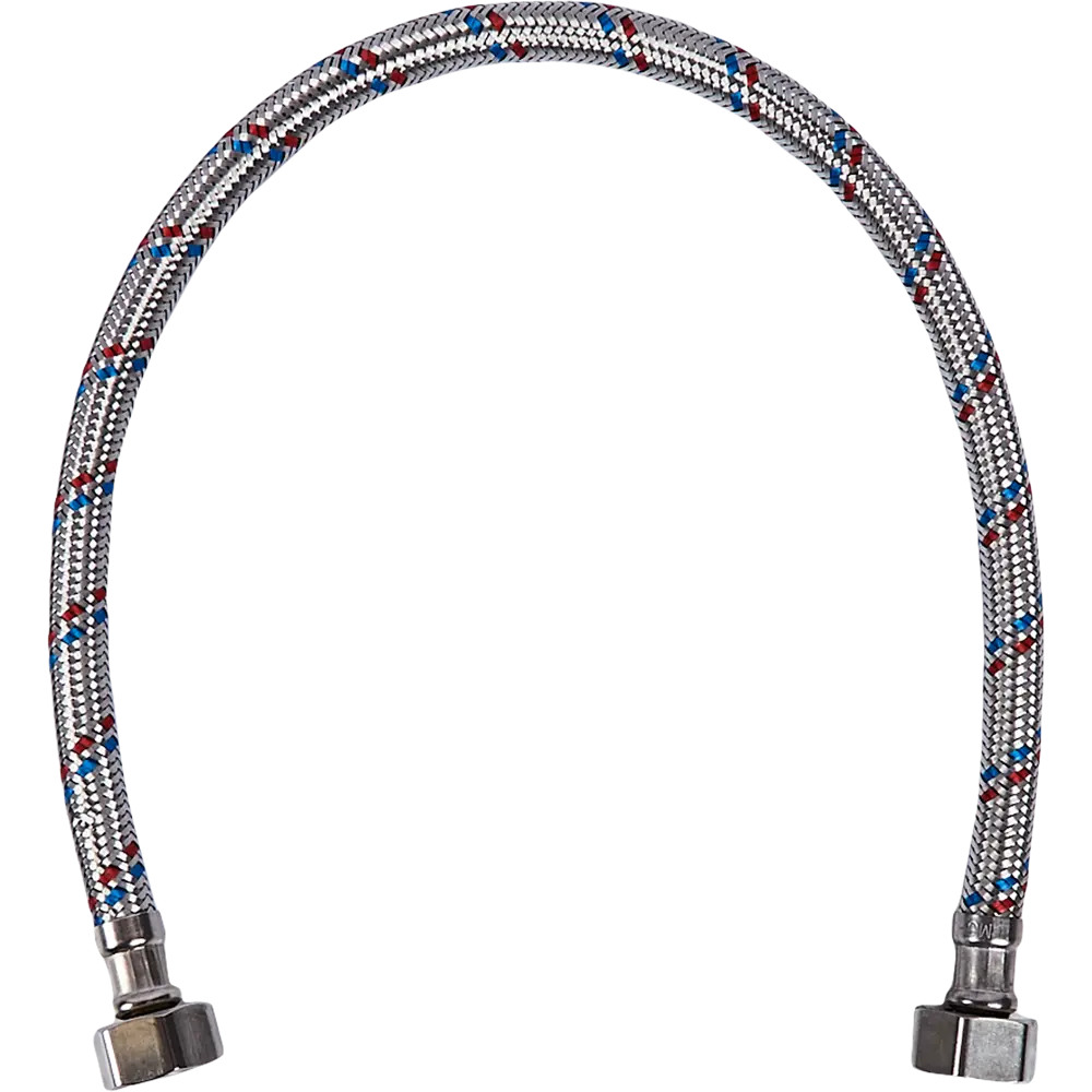 Гибкая подводка для воды ДТРД 50 см x 1/2" внутренняя-внутренняя резьба STLM-2204433 - Вид №2