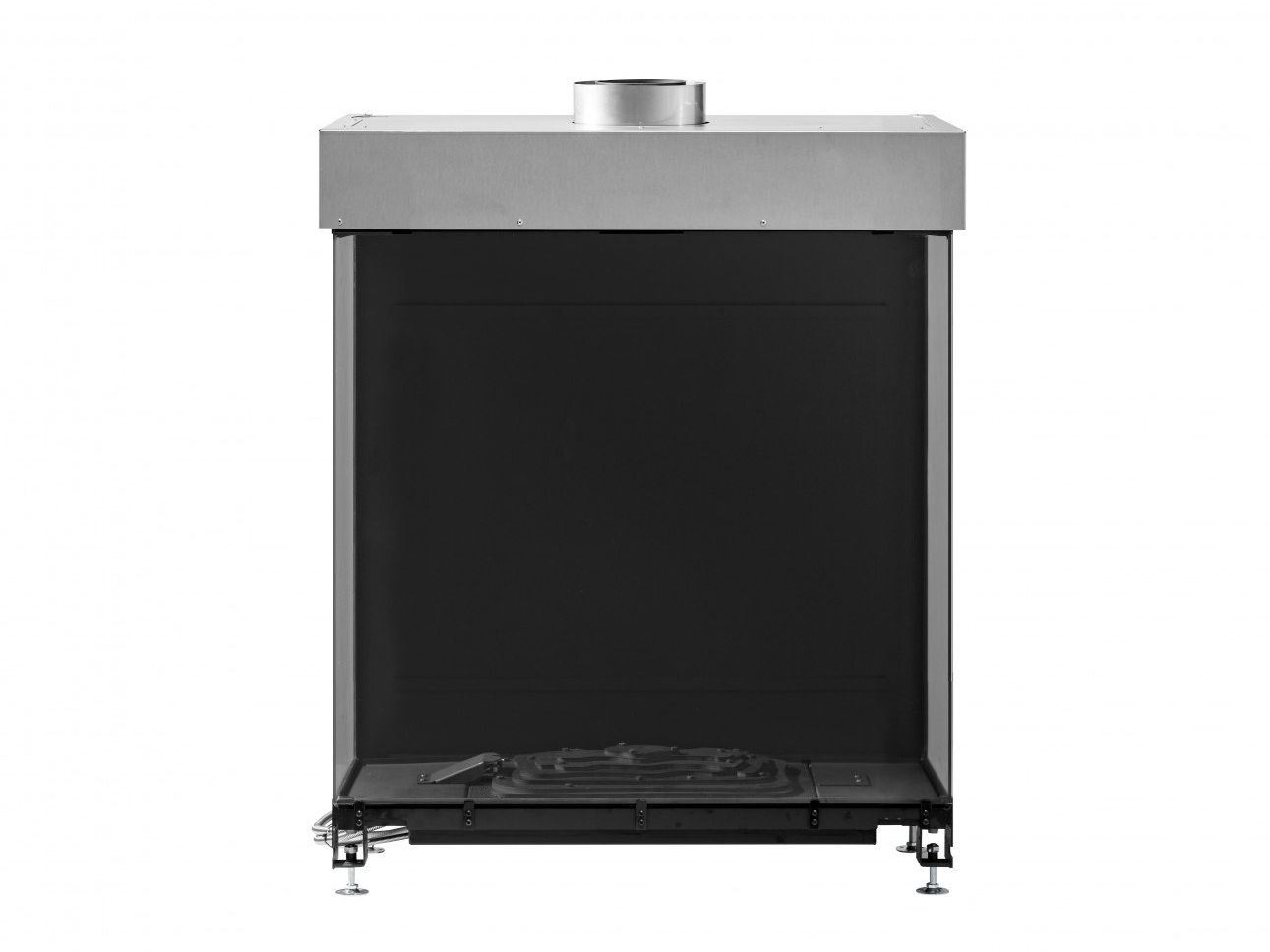 Газовый тройной фасадный камин Metalfire ARCH-00113211 - Вид №1