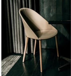 arper Кожаное кресло Cila