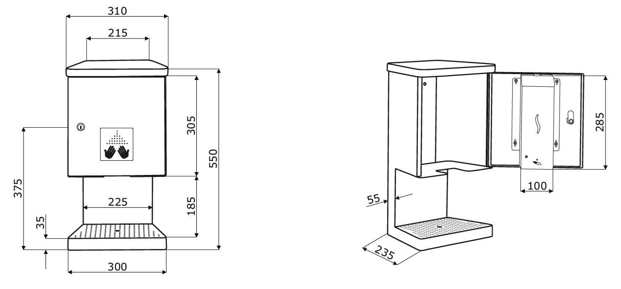 Инфракрасный дозатор MDD DZW2 ARCH-00036319 - Вид №2