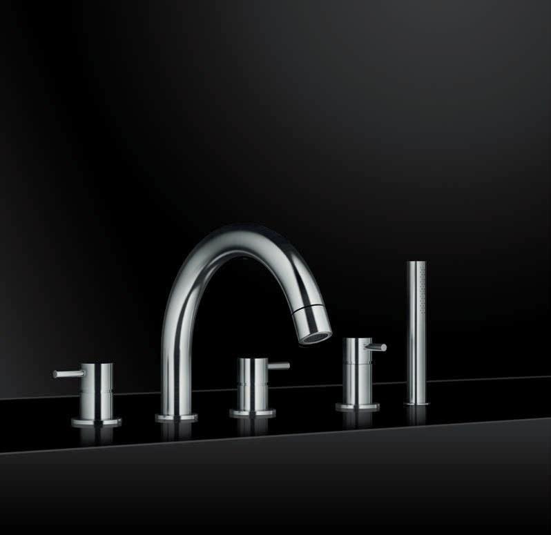 MGS Смеситель для ванны на 3 отверстия из нержавеющей стали Minimal sun-id-1427644 - Вид №1