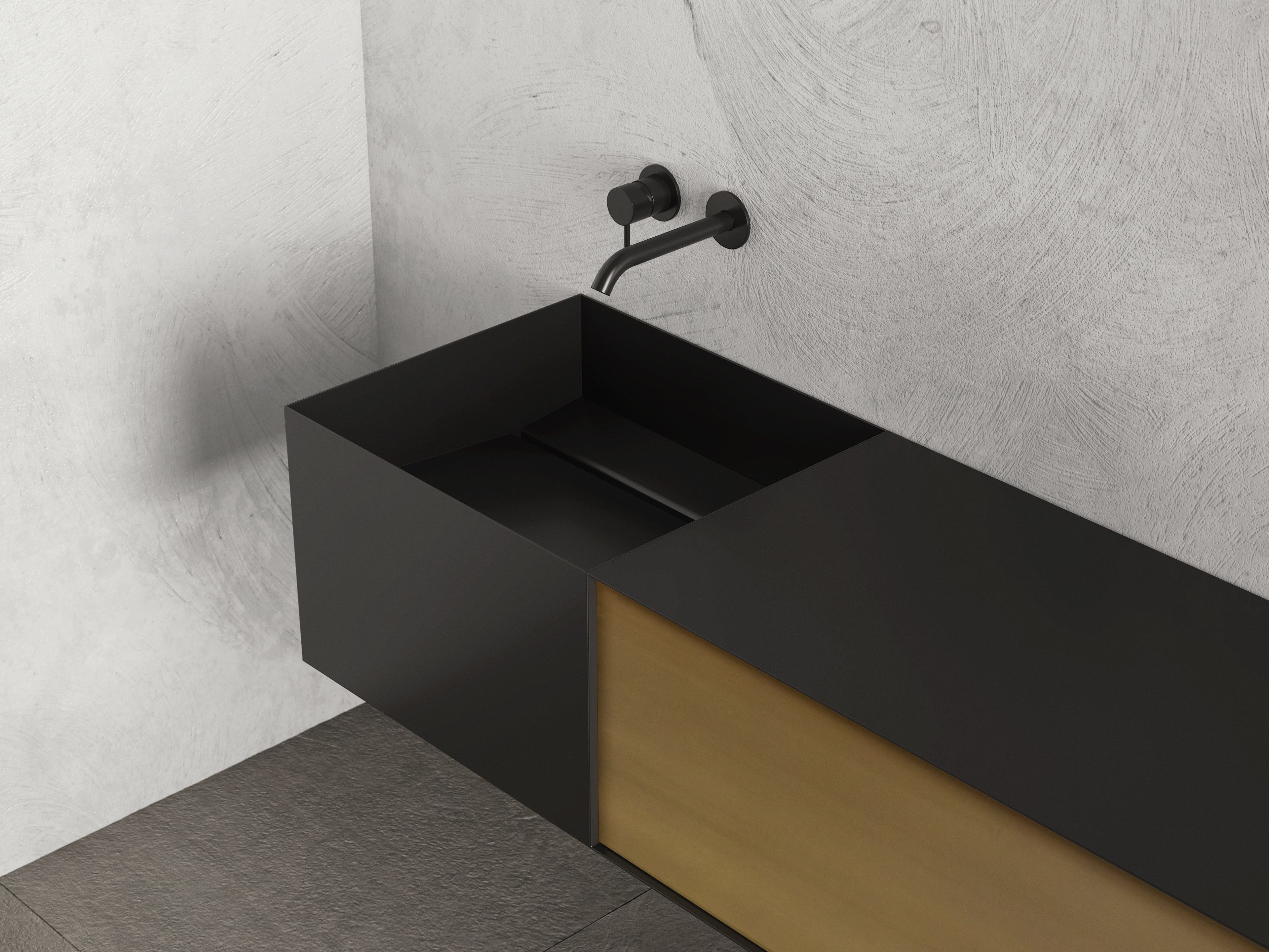 Металлическая прямоугольная подвесная раковина Moab Zero20 ARCH-00060468 - Вид №12