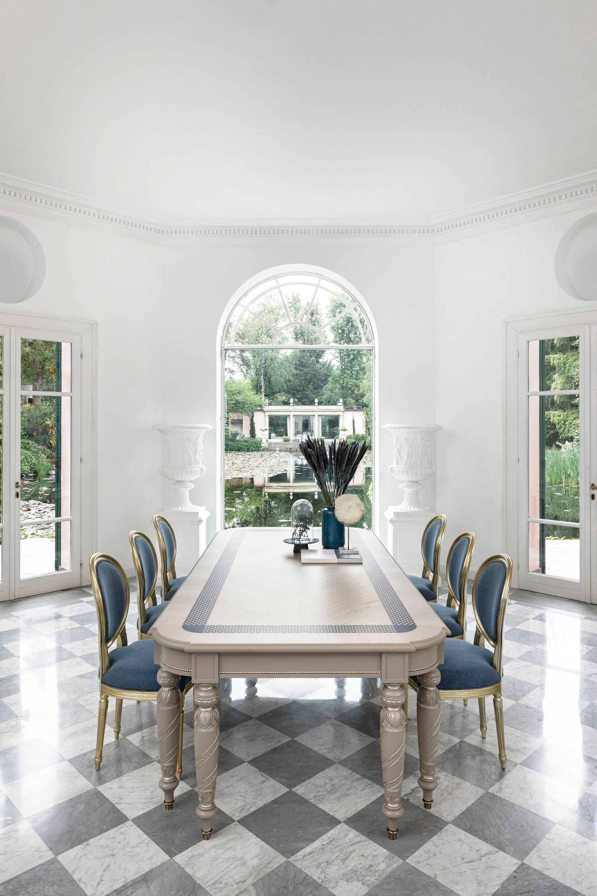 Прямоугольный стол для гостиной из грецкого ореха Bellotti Ezio Cromie ARCH-00072543 - Вид №1