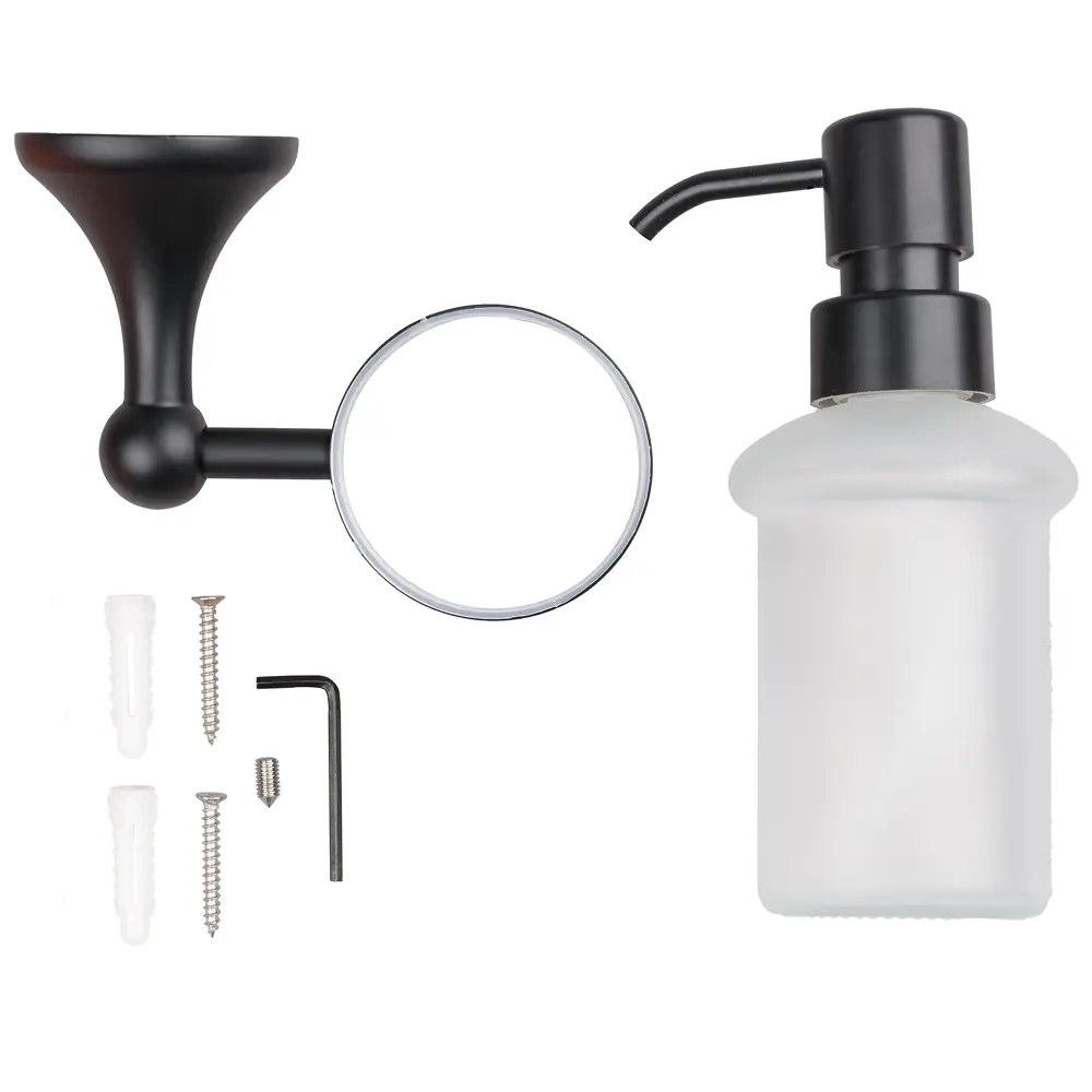 Диспенсер для жидкого мыла Eltoni подвесной цвет черный Santreyd STLM-2007437 - Вид №4