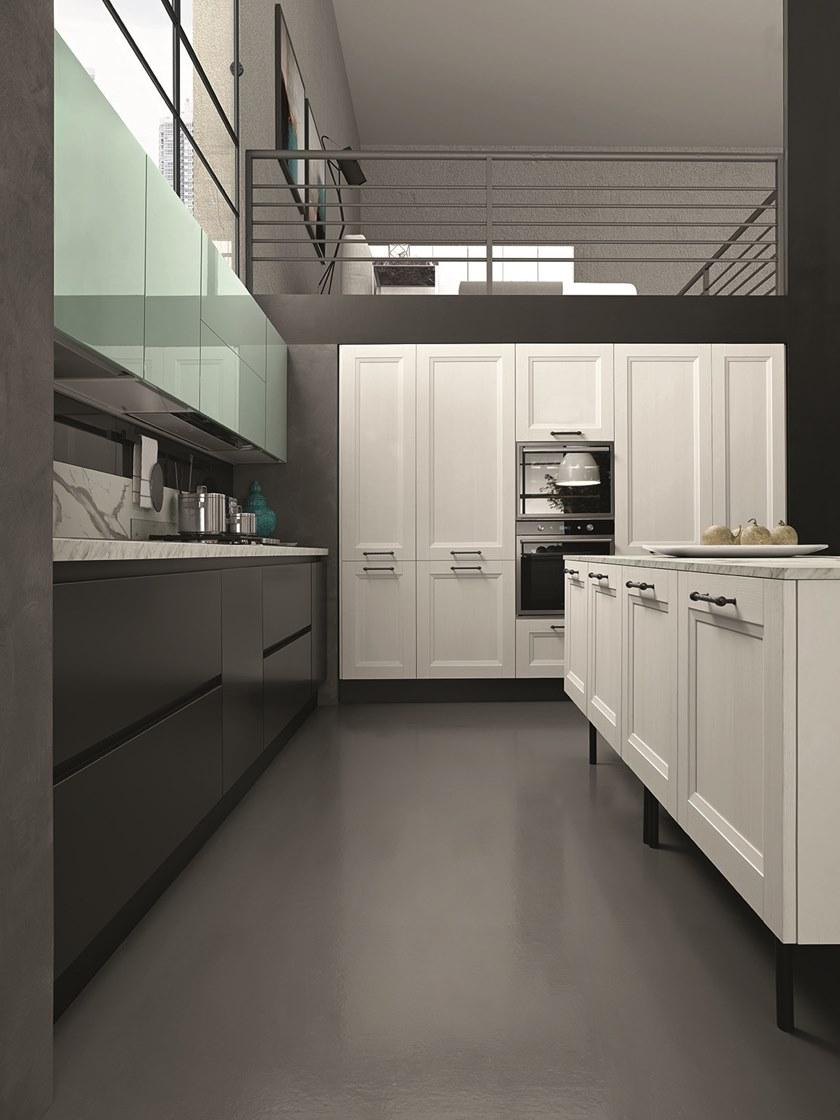 Febal Casa Модульная кухня с островом с ручками sun-id-1395495 - Вид №2